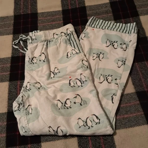 MUNKI MUNKI Penguins flannel Pajama set S - Picture 5 of 8